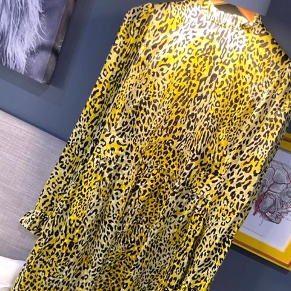 Baum und Pferdgarten Animal Print Silk Dress